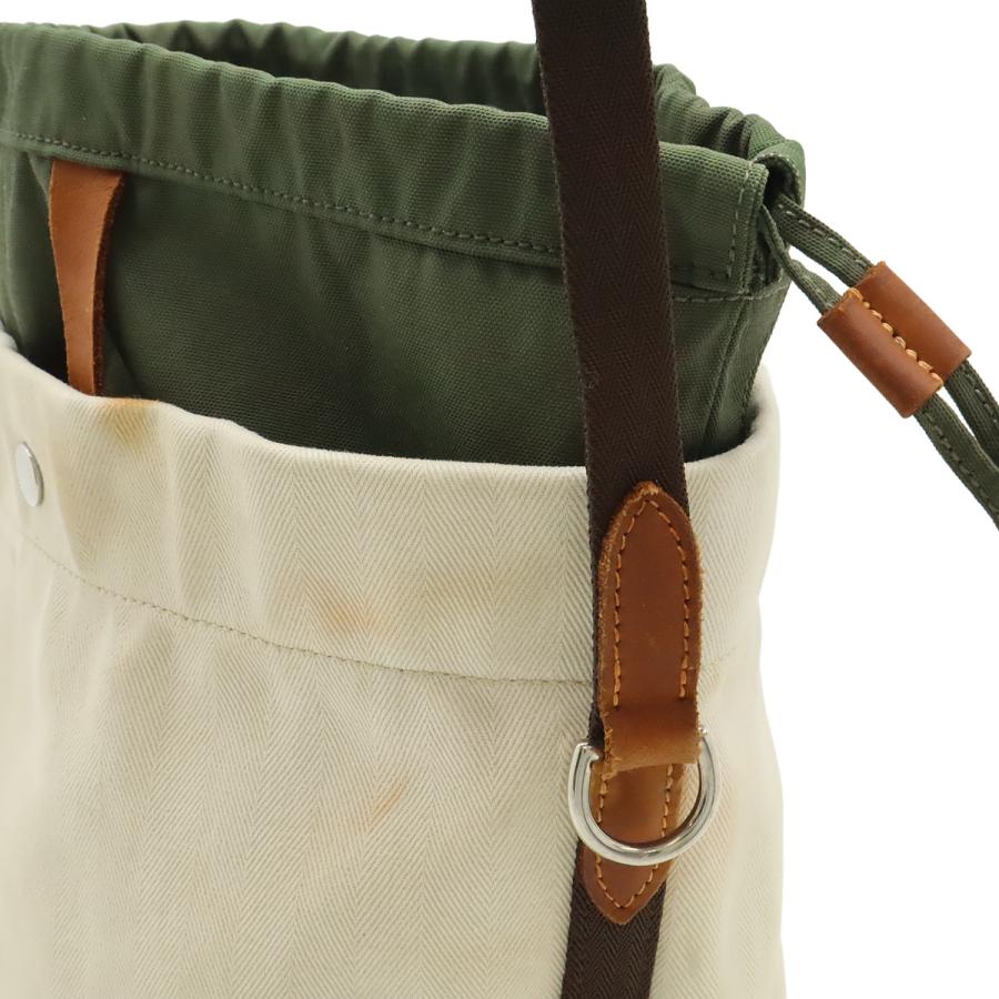 HERMES エルメス サック ド パンサージュ トートバッグ 2WAY ショルダーバッグ キャンバス ベージュ カーキグリーン バッグインバッグ付 | HERMES | 07