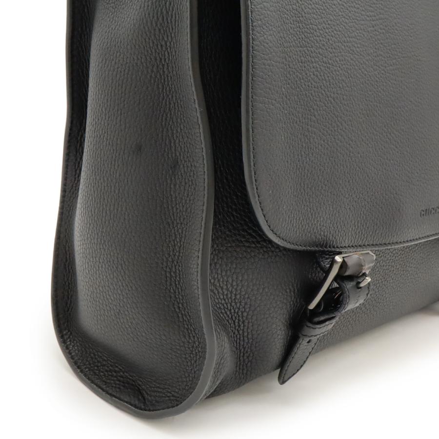 GUCCI グッチ メッセンジャーバッグ ショルダーバッグ 斜め掛け レザー ブラック 黒 387091 | GUCCI | 05