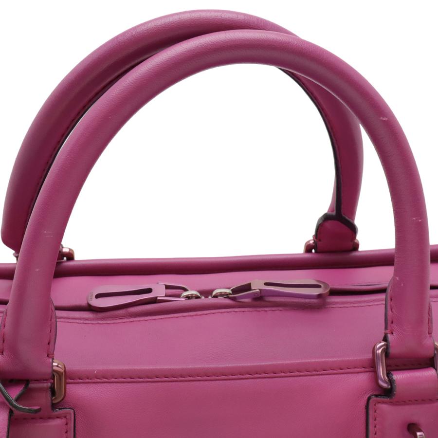 LOEWE ロエベ アマソナ36 アナグラム ハンドバッグ ミニボストンバッグ ハンドバッグ  レザー パープル 紫 | LOEWE | 04