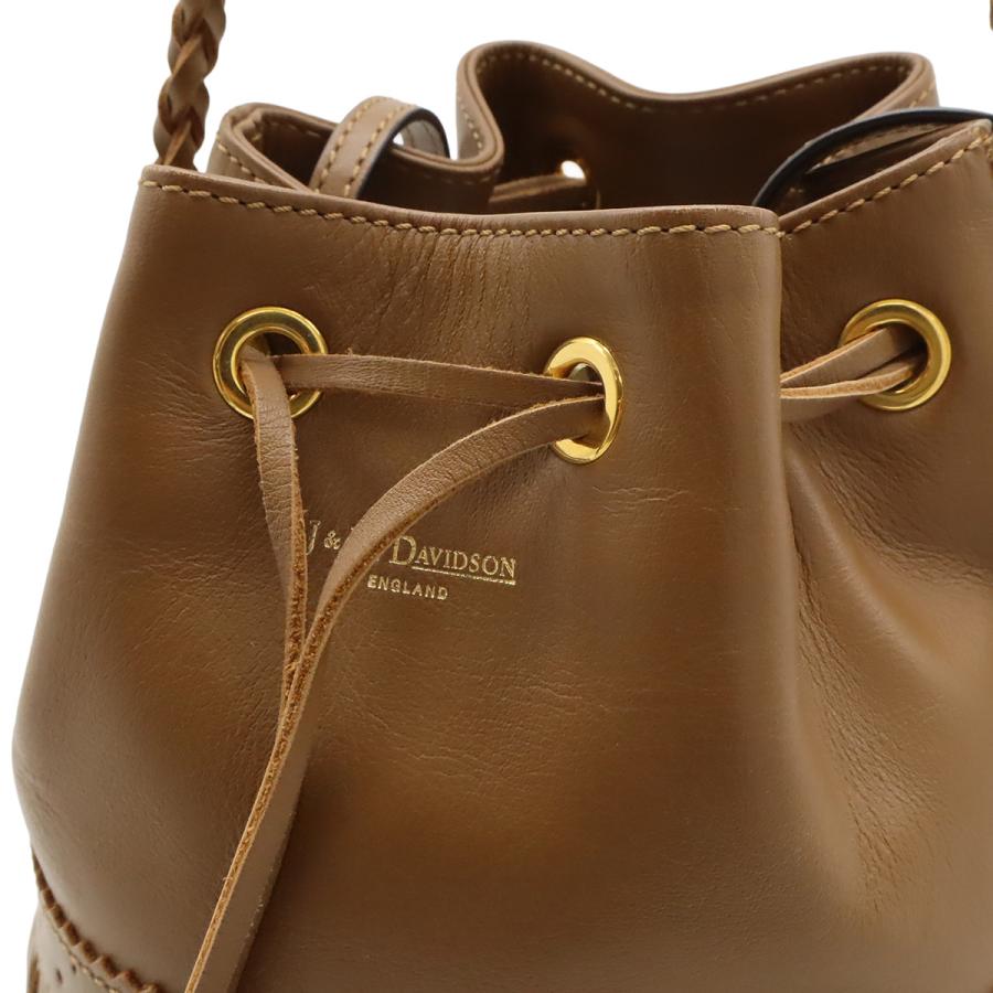 J&M DAVIDSON ジェイ&エム デヴィットソン フリンジカーニバル M ショルダーバッグ 巾着型 トートバッグ 肩掛け レザーブラウン 茶 |  | 05