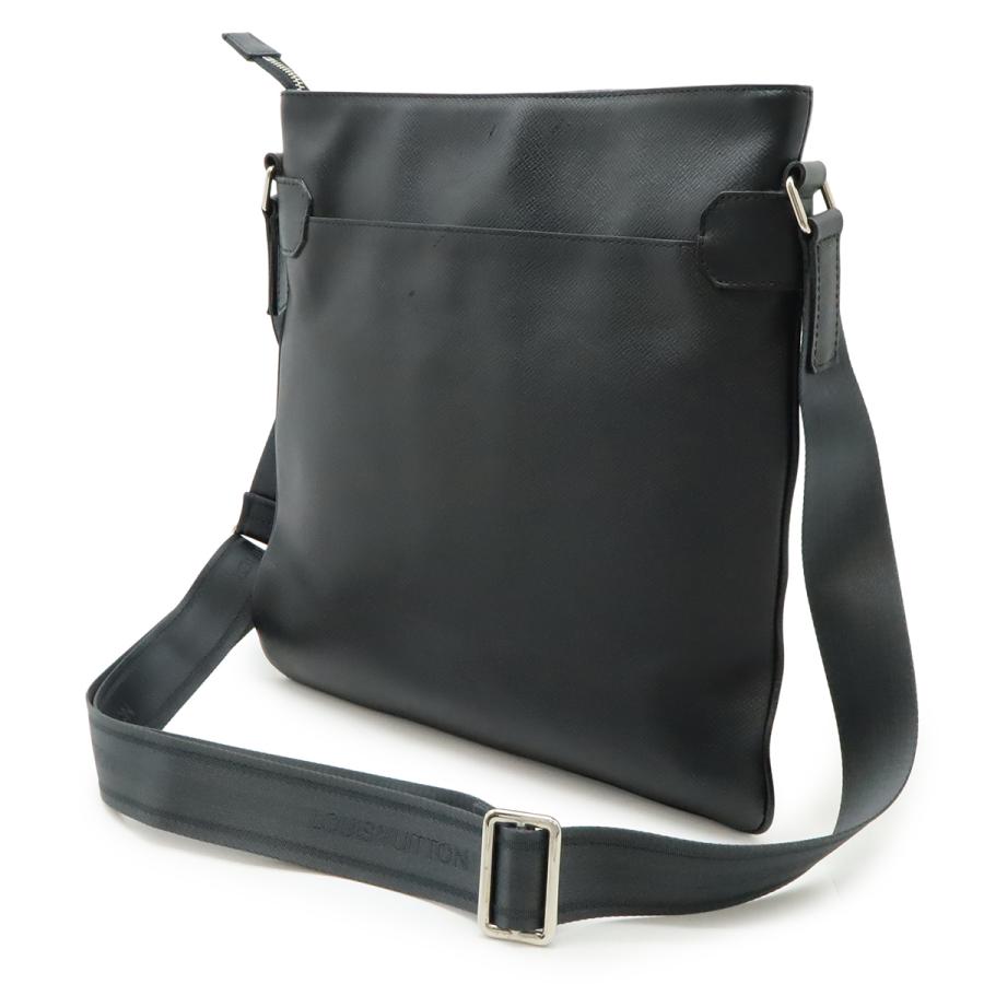 LOUIS VUITTON ルイ ヴィトン タイガ サシャ ショルダーバッグ 斜め掛け マチなし レザー アルドワーズ 黒 ブラック M32712 | LOUIS VUITTON | 01