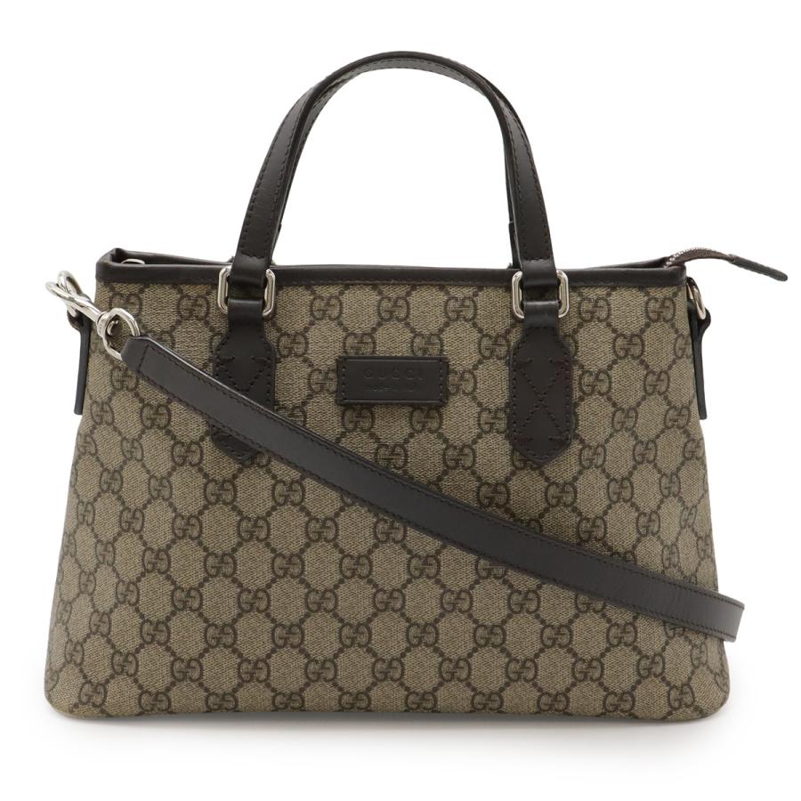 GUCCI 高級 トートバッグ GGスプリーム レザー pvc ニース金具 【公式