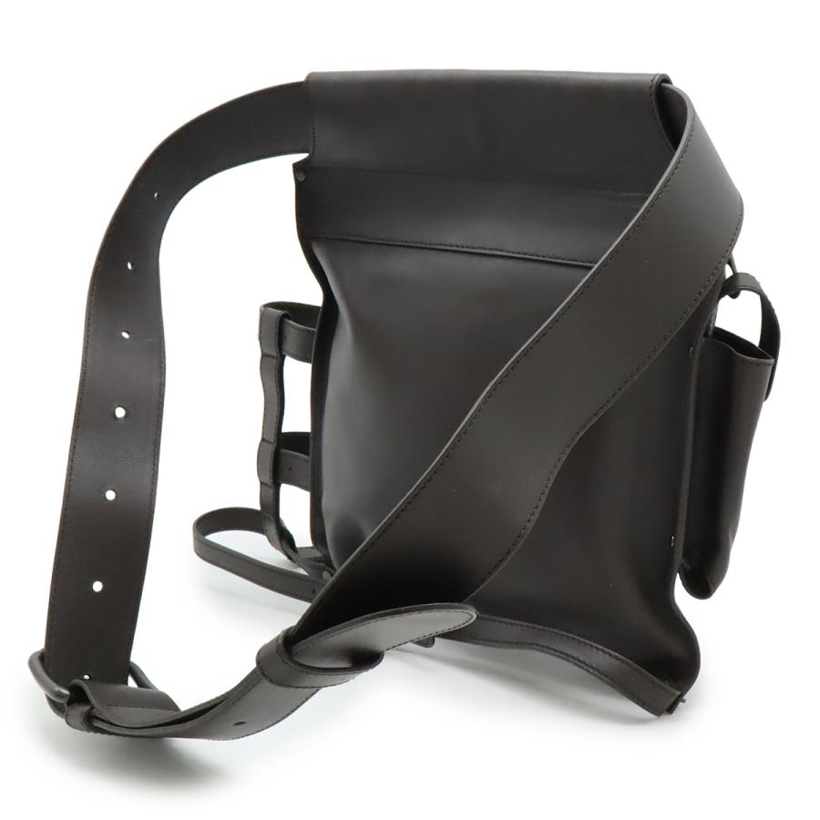 BOTTEGA VENETA ボッテガ ヴェネタ ボッテガベネタ イントレチャート ウエストバッグ ボディバッグ レザー ダークブラウン 121604 | BOTTEGA VENETA | 01