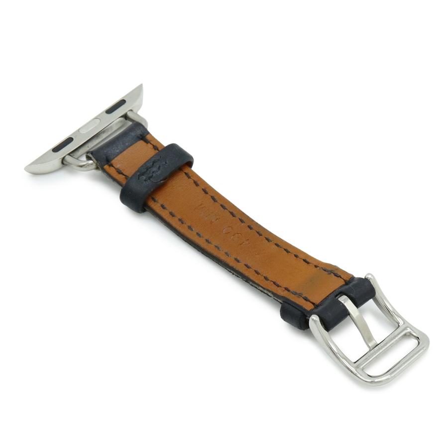 HERMES エルメス Apple Watch Hermes ドゥブルトゥール アトラージュ 41mm アップルウォッチ バンド レザーストラップ 時計 ベルト ブラック Z刻印 | HERMES | 02