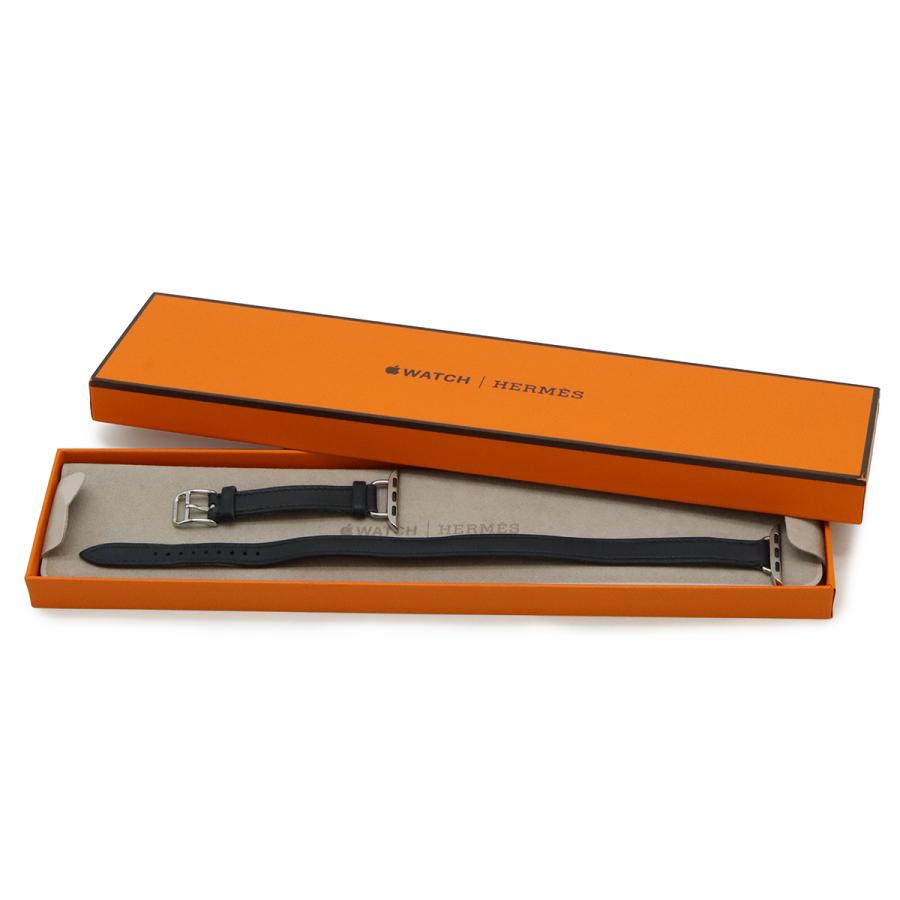 HERMES エルメス Apple Watch Hermes ドゥブルトゥール アトラージュ 41mm アップルウォッチ バンド レザーストラップ 時計 ベルト ブラック Z刻印 | HERMES | 06