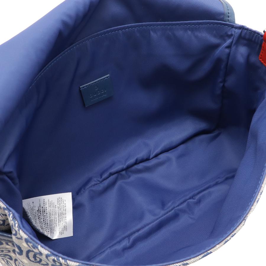 GUCCI グッチ チルドレンズ キッズライン メッセンジャーバッグ ショルダーバッグ スター 星柄 キャンバス レザー ブルー 青 レッド 赤 | GUCCI | 04