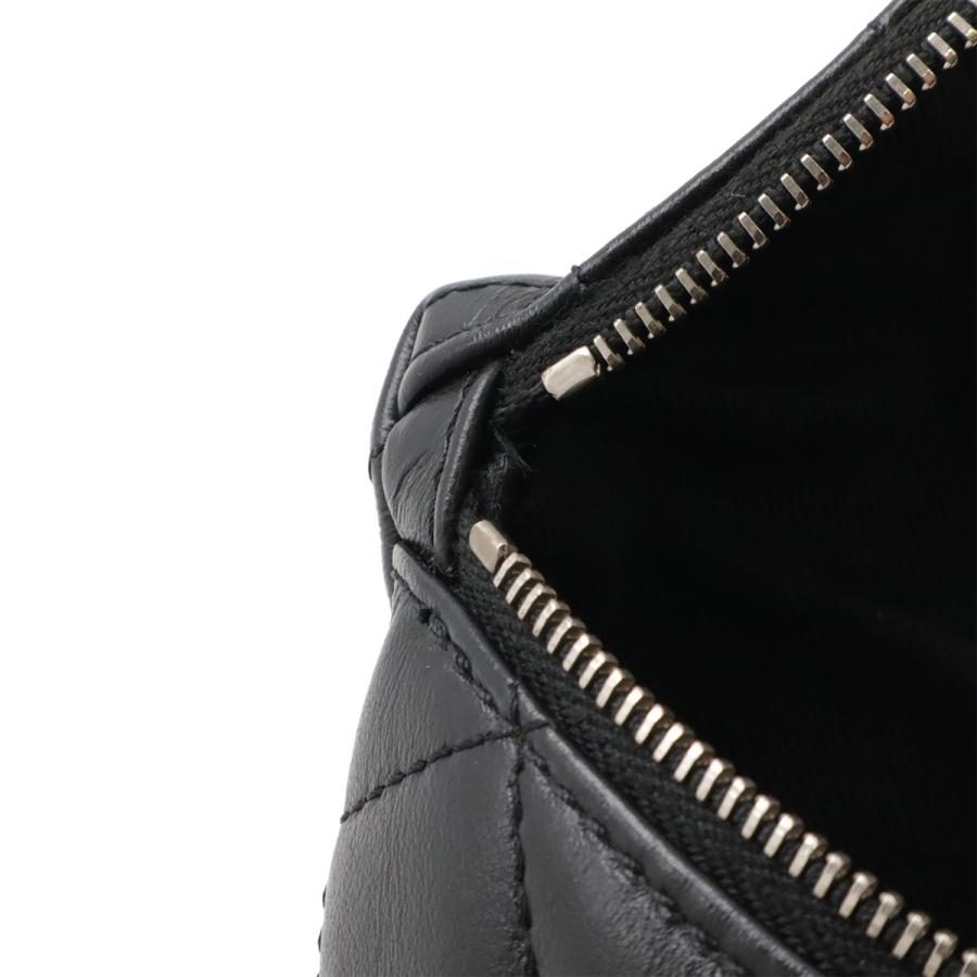 CHANEL シャネル マトラッセ ベルトバッグ ボディバッグ ウエストポーチ 非売品 スタッフ用 レザー ブラック 黒 シルバー金具_8