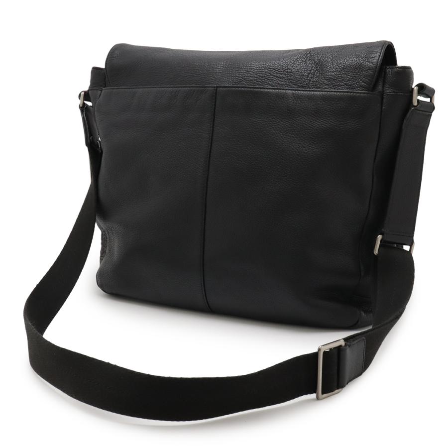 美品　COACH　コーチ　メッセンジャーバッグ　ショルダー　レザー　ブラック COACH（コーチ） メッセンジャーバッグ ショルダーバッグ 斜め掛け
