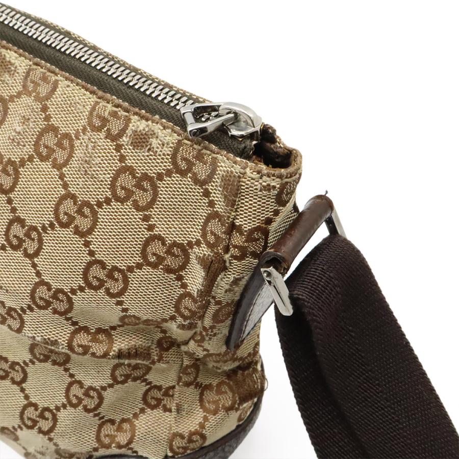 GUCCI GGキャンバス メッセンジャーバッグ ブラウン GUCCI（グッチ） GGキャンバス ショルダーバッグ メッセンジャーバッグ