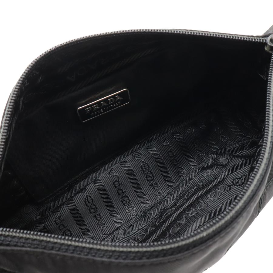 PRADA（プラダ） トライアングルロゴ アクセサリーポーチ ハンドバッグ