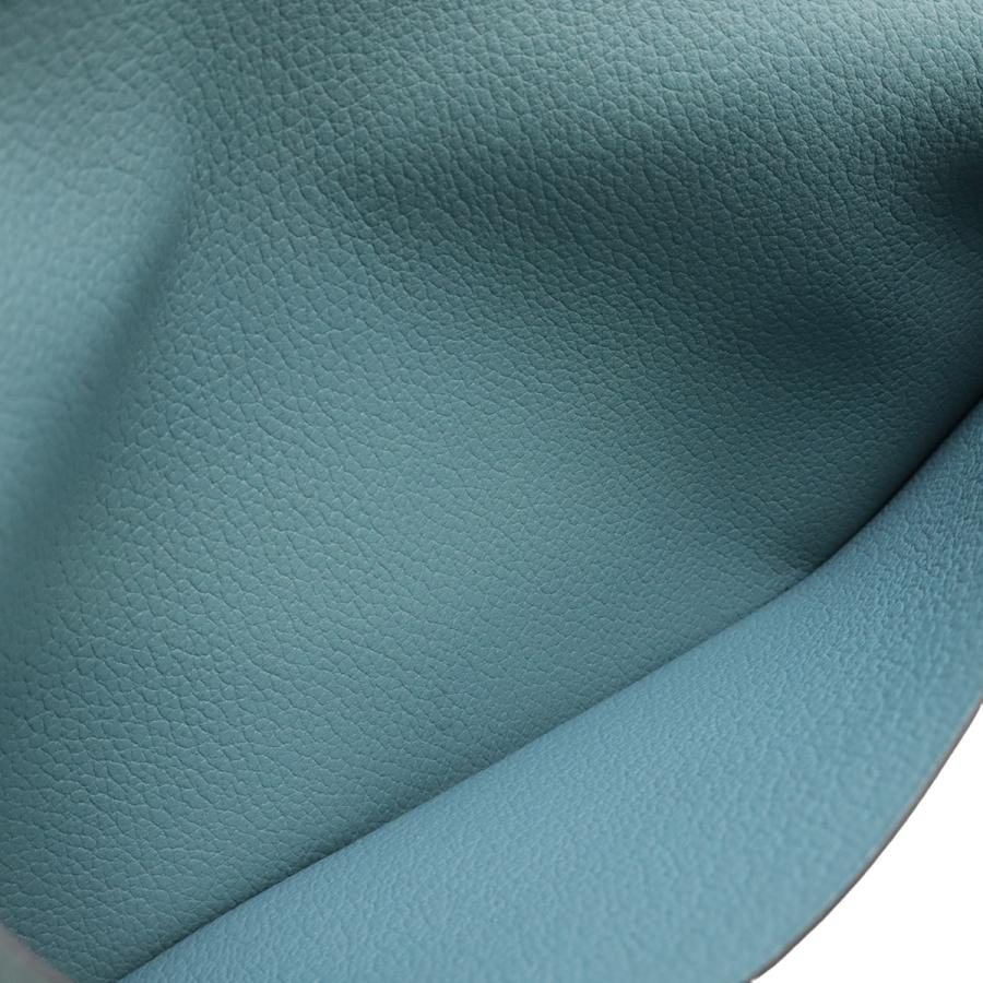 HERMES エルメス MC2 フレミング 2つ折長札入れ 二つ折り長財布 ヴォースイフト レザー アクアグリーン系 青緑系 □Q刻印 | HERMES | 05