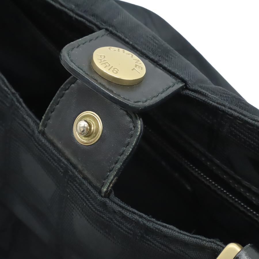シャネル ニュートラベルライン トートバッグ ブラック ゴールド CHANEL（シャネル） ニュートラベルライン Newトラベルライン トート