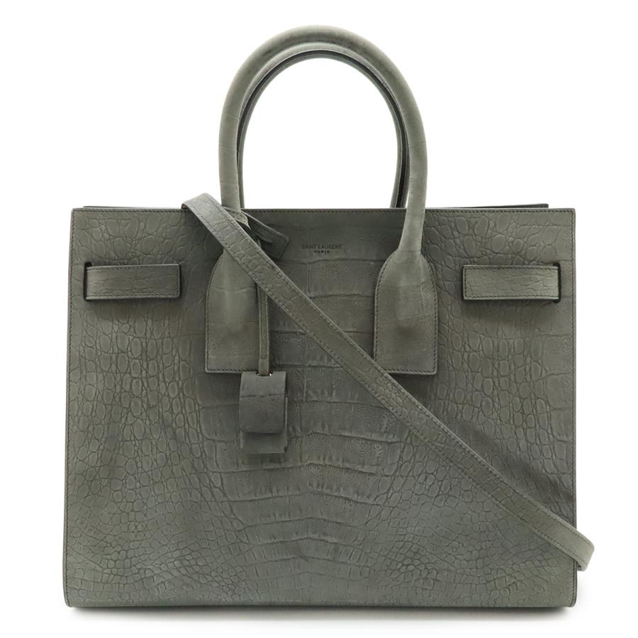 SAINT LAURENT サックドジュール　グレー ハンドバッグ SAINT LAURENT PARIS サン ローラン パリ YSL サックドジュール