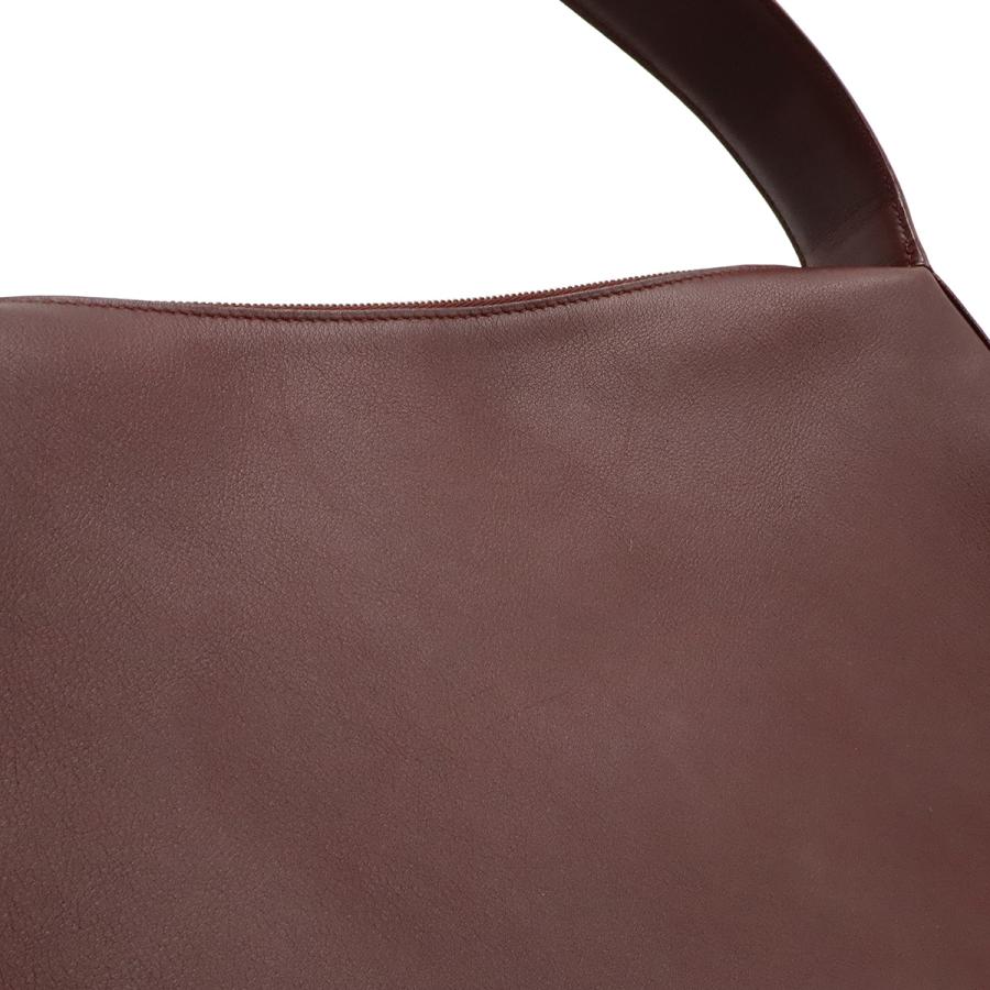 Cartier カルティエ ショルダーバッグ セミショルダー ワンショルダー 肩掛け レザー ボルドー 赤 シルバー金具 | Cartier | 07