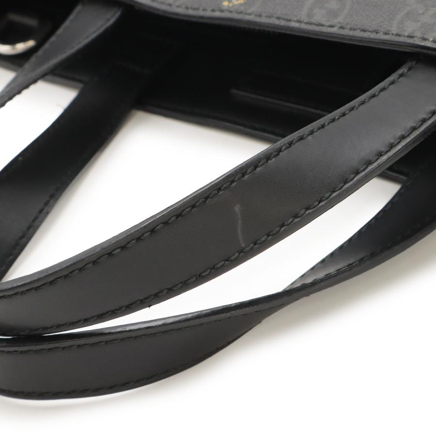 GUCCI グッチ GGスプリーム タイガー ウェブライン トートバッグ 2WAY ショルダーバッグ 斜め掛け PVC レザー ダークグレー 495559 | GUCCI | 03