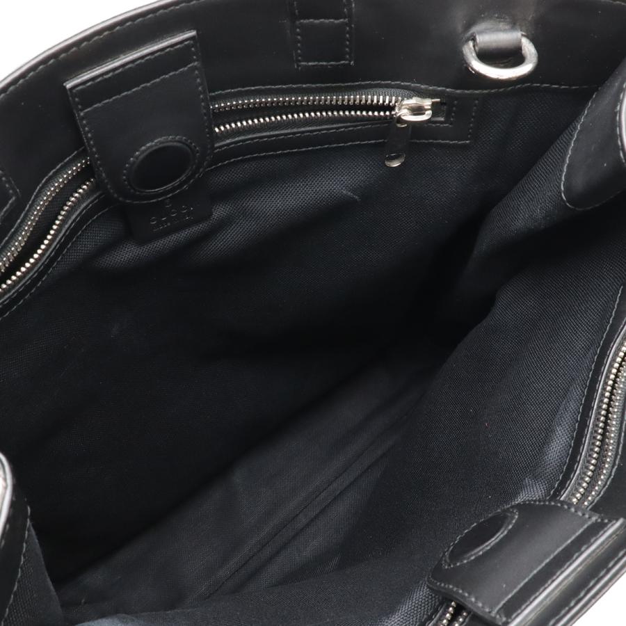GUCCI グッチ GGスプリーム タイガー ウェブライン トートバッグ 2WAY ショルダーバッグ 斜め掛け PVC レザー ダークグレー 495559 | GUCCI | 05
