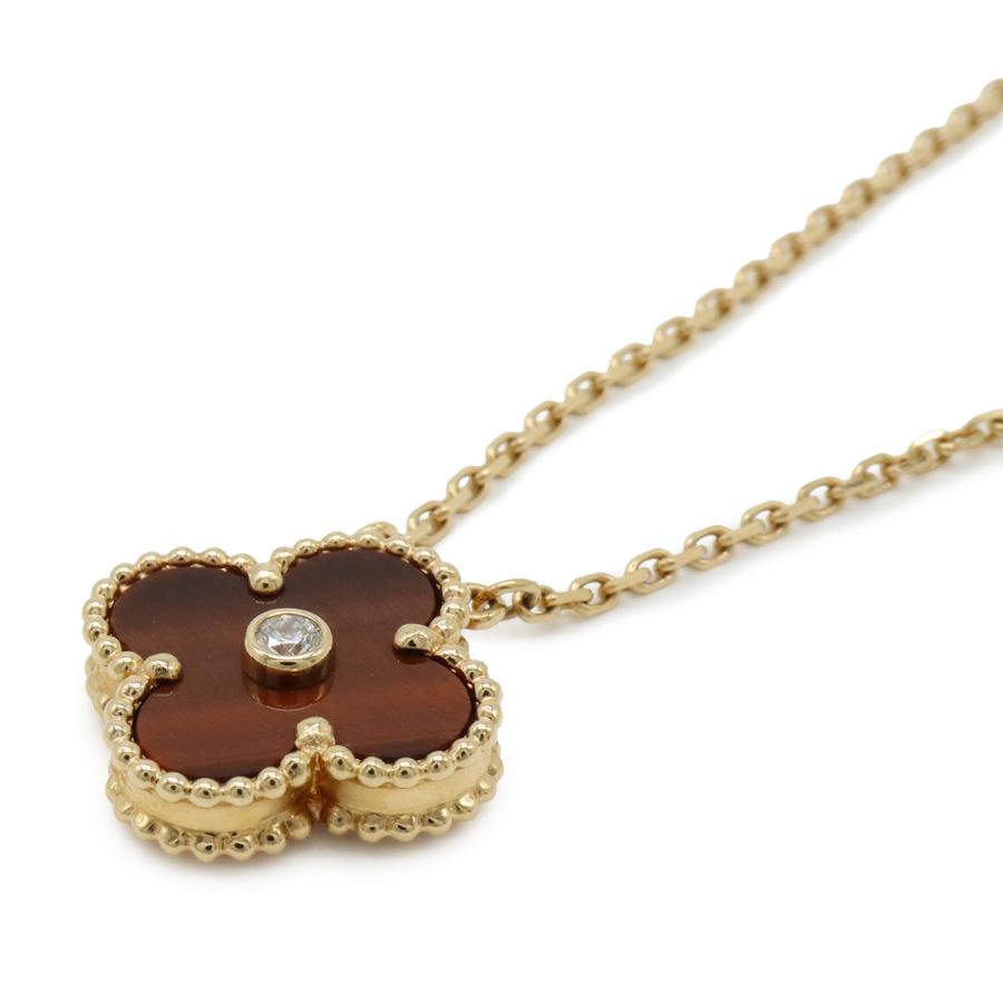 Van Cleef & Arpels ヴァン クリーフ & アーペル ヴィンテージ アルハンブラ ネックレス K18PG ブルズアイ 1PD 2017年クリスマス限定 | Van Cleef ＆ Arpels | 02