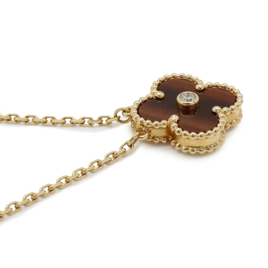 Van Cleef & Arpels ヴァン クリーフ & アーペル ヴィンテージ アルハンブラ ネックレス K18PG ブルズアイ 1PD 2017年クリスマス限定 | Van Cleef ＆ Arpels | 03