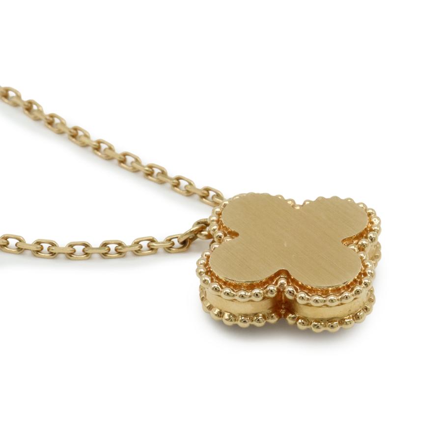 Van Cleef & Arpels ヴァン クリーフ & アーペル ヴィンテージ アルハンブラ ネックレス K18PG ブルズアイ 1PD 2017年クリスマス限定 | Van Cleef ＆ Arpels | 04