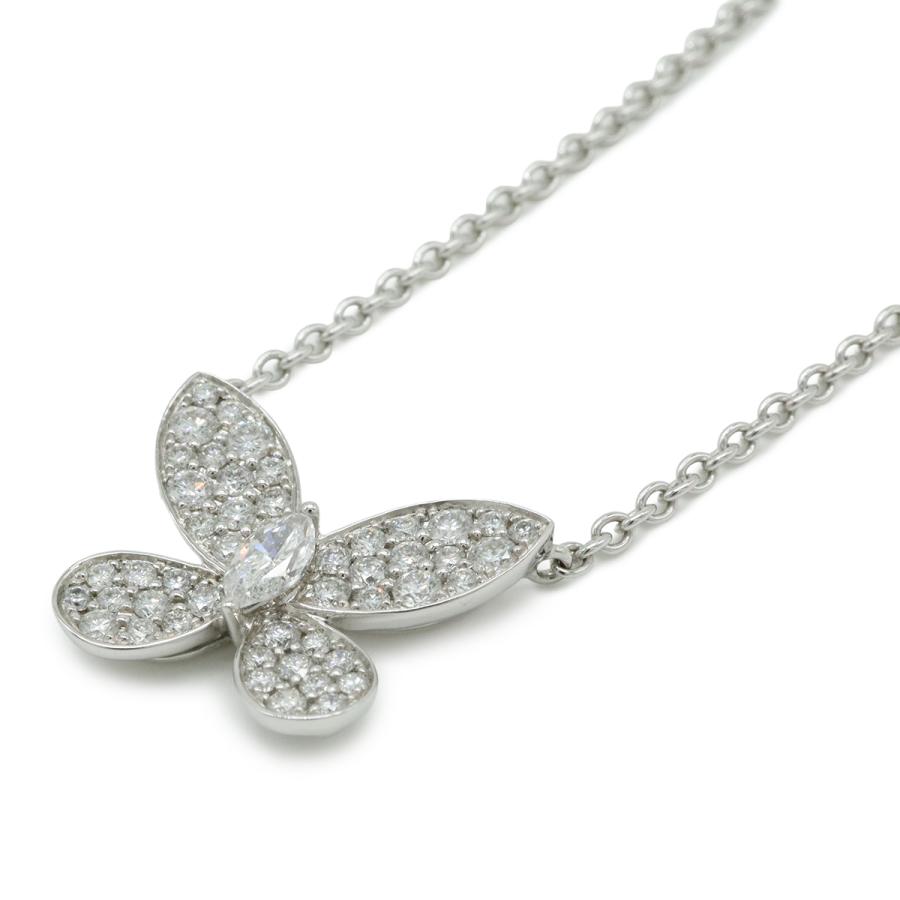 GRAFF グラフ パヴェ バタフライ ダイヤモンド ミニ ペンダント ネックレス K18WG ホワイトゴールド ダイヤモンド D0.55ct RGP550 |  | 02