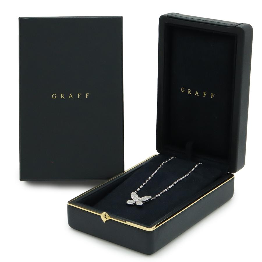 GRAFF グラフ パヴェ バタフライ ダイヤモンド ミニ ペンダント ネックレス K18WG ホワイトゴールド ダイヤモンド D0.55ct RGP550 |  | 06