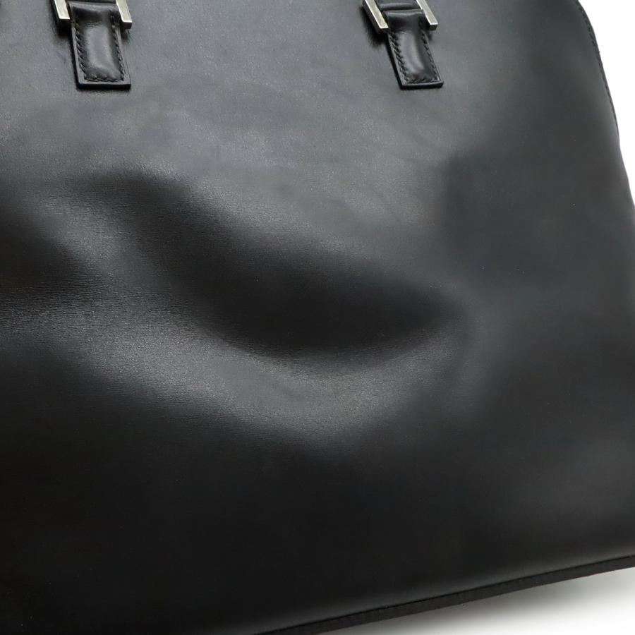 HERMES エルメス エスカパーダ ハンドバッグ トートバッグ ボックスカーフ BOXカーフ レザー ブラック 黒 シルバー金具 □E刻印 | HERMES | 07