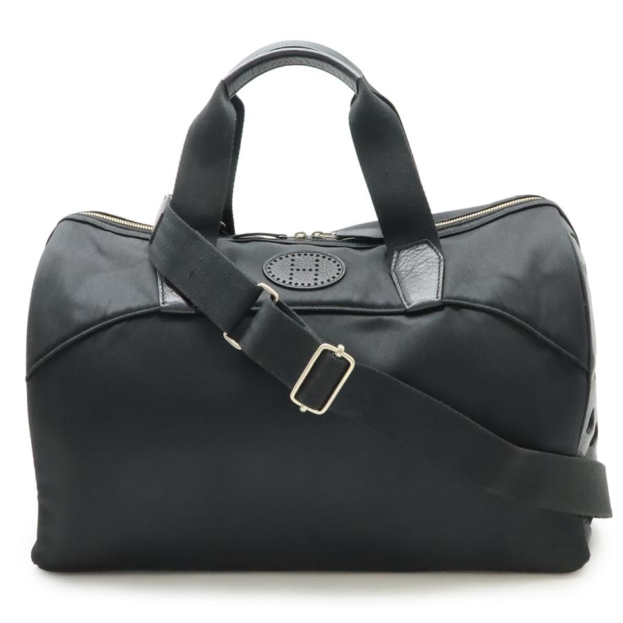 HERMES エルメス サックシアン ドッグキャリー ペット用キャリーバッグ ボストンバッグ 2WAY ショルダーバッグ トワルシェブロン レザー | HERMES