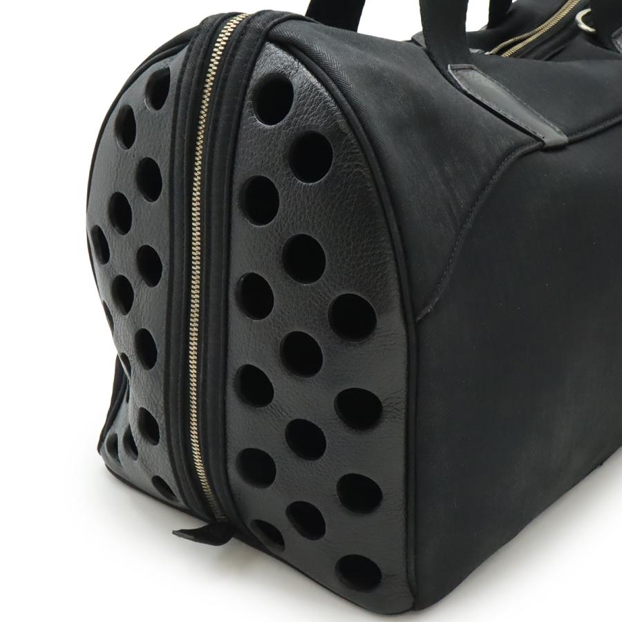 HERMES エルメス サックシアン ドッグキャリー ペット用キャリーバッグ ボストンバッグ 2WAY ショルダーバッグ トワルシェブロン レザー | HERMES | 04