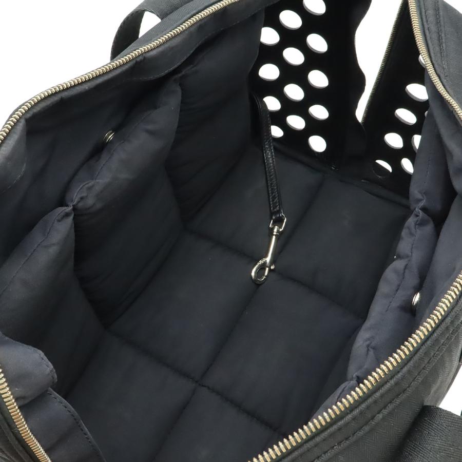 HERMES エルメス サックシアン ドッグキャリー ペット用キャリーバッグ ボストンバッグ 2WAY ショルダーバッグ トワルシェブロン レザー | HERMES | 07