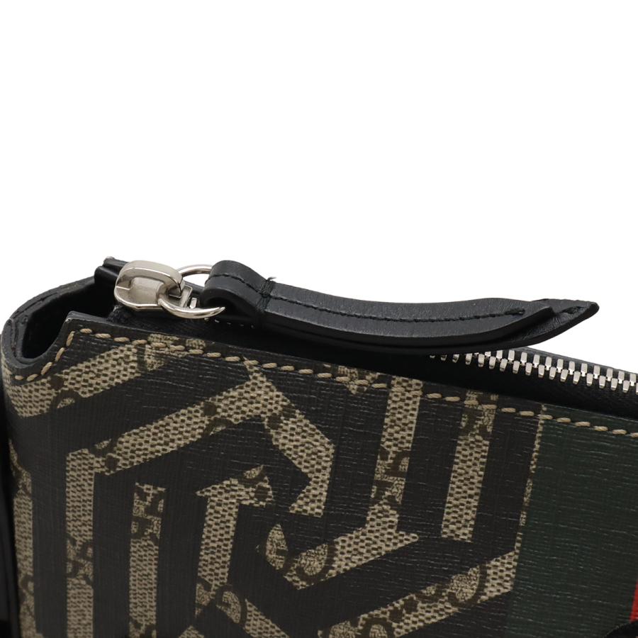 GUCCI グッチ GGカレイド GGスプリーム ウェブライン ショルダーバッグ メッセンジャーバッグ ビー 蜂 PVC レザー ベージュ ブラック | GUCCI | 04