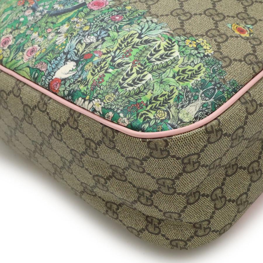 GUCCI グッチ チルドレンズ GGスプリーム バックパック リュックサック ヒグチユウコ コラボ ラビット うさぎ プリント PVC ベージュ | GUCCI | 02