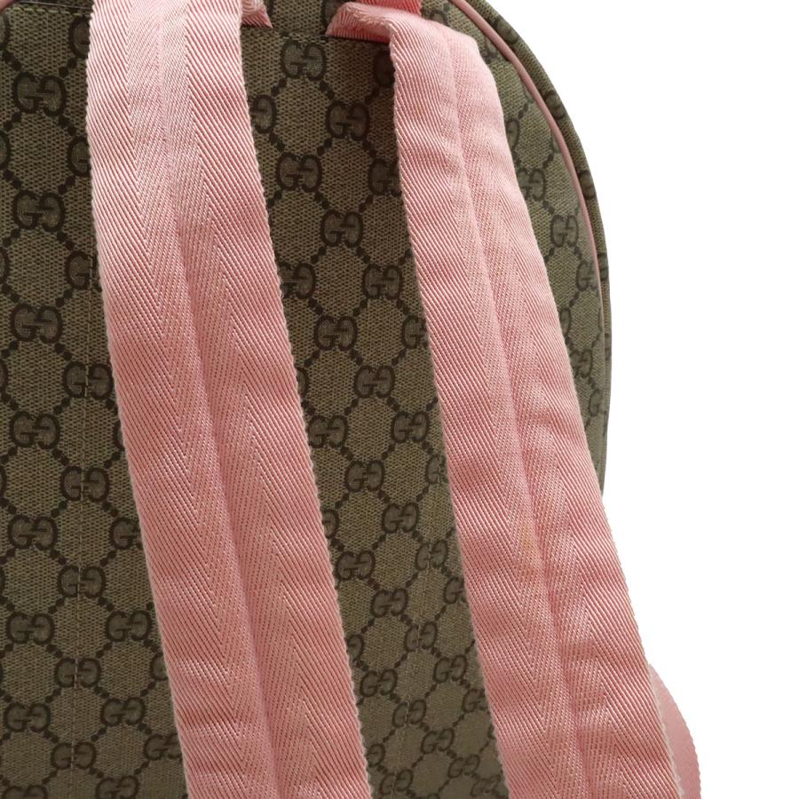 GUCCI グッチ チルドレンズ GGスプリーム バックパック リュックサック ヒグチユウコ コラボ ラビット うさぎ プリント PVC ベージュ | GUCCI | 04