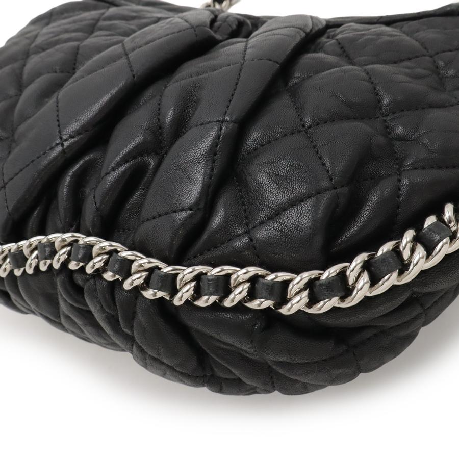 CHANEL シャネル マトラッセ ラグジュアリー チェーンアラウンド チェーンショルダー ラムスキン レザー ブラック 黒 シルバー金具 | CHANEL | 02