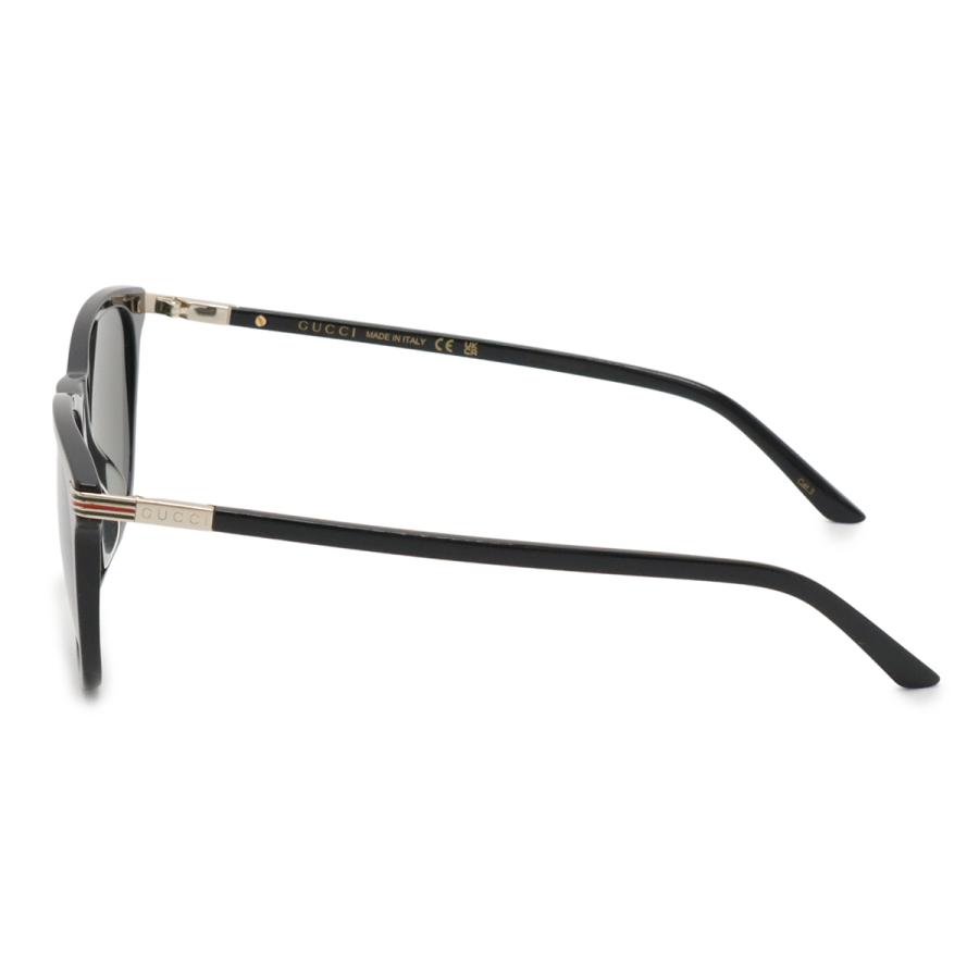GUCCI グッチ ウェブストライプ シェリーライン サングラス アイウェア ウェリントンシェイプ スモーク ブラック 黒 56□19 150 GG1456SA | GUCCI | 01