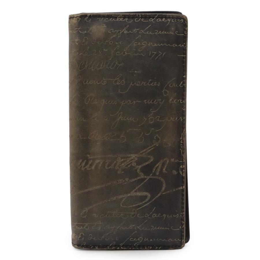 Berluti ベルルッティ カリグラフィ サンタル フラップ ロングウォレット 2つ折長財布 二つ折り長財布 ヴェネチアレザー | Berluti