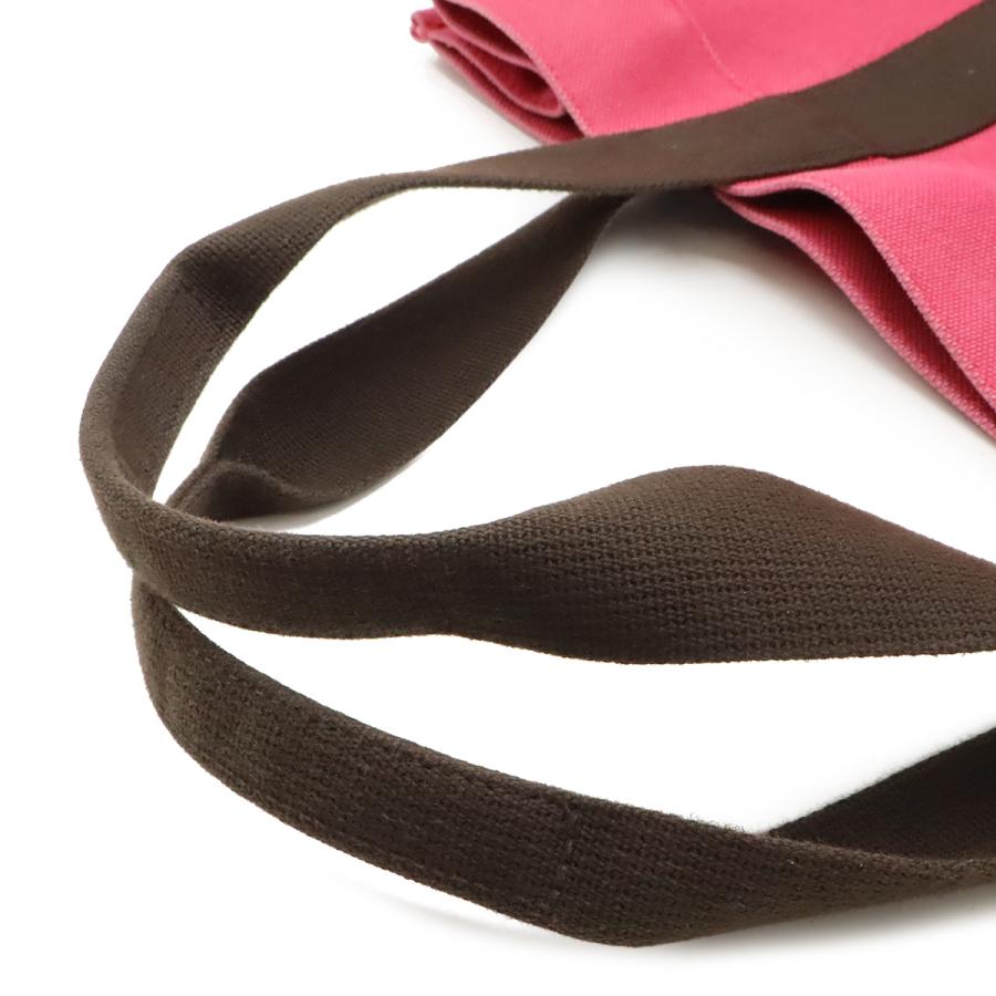 HERMES エルメス サックドプラージュGM トートバッグ ショルダーバッグ 肩掛け ラージトート キャンバス ピンク ダークブラウン | HERMES | 03