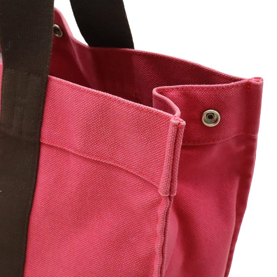 HERMES エルメス サックドプラージュGM トートバッグ ショルダーバッグ 肩掛け ラージトート キャンバス ピンク ダークブラウン | HERMES | 04