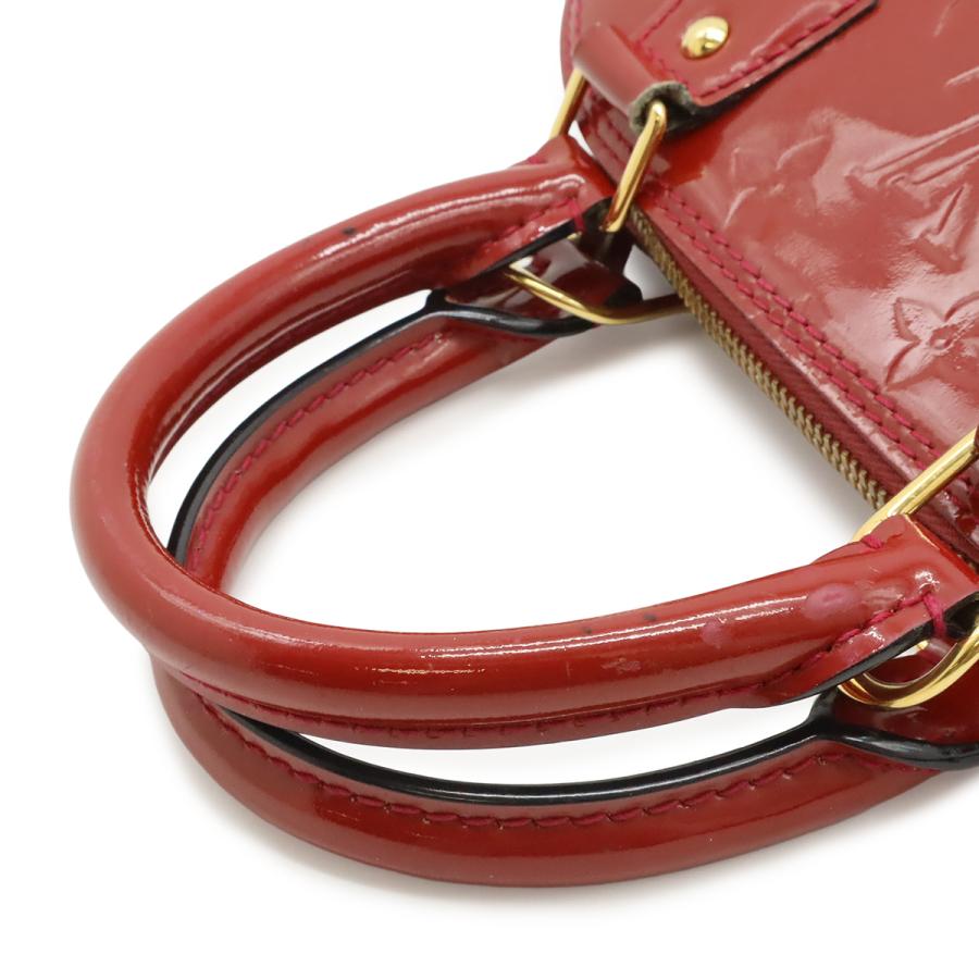 LOUIS VUITTON ルイ ヴィトン モノグラムヴェルニ アルマBB ハンドバッグ ミニバッグ 2WAY ショルダーバッグ ローズアンディアン M91771