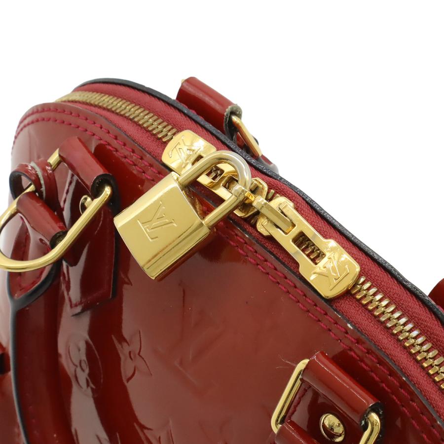 LOUIS VUITTON ルイ ヴィトン モノグラムヴェルニ アルマBB ハンドバッグ ミニバッグ 2WAY ショルダーバッグ ローズアンディアン M91771