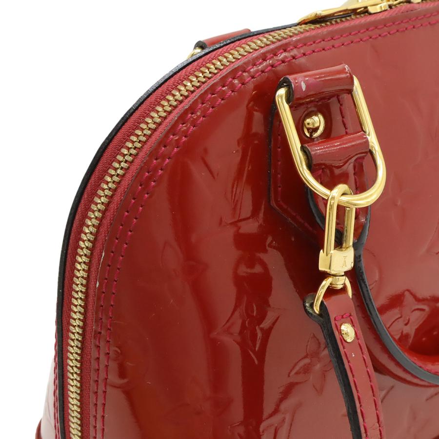 LOUIS VUITTON ルイ ヴィトン モノグラムヴェルニ アルマBB ハンドバッグ ミニバッグ 2WAY ショルダーバッグ ローズアンディアン M91771
