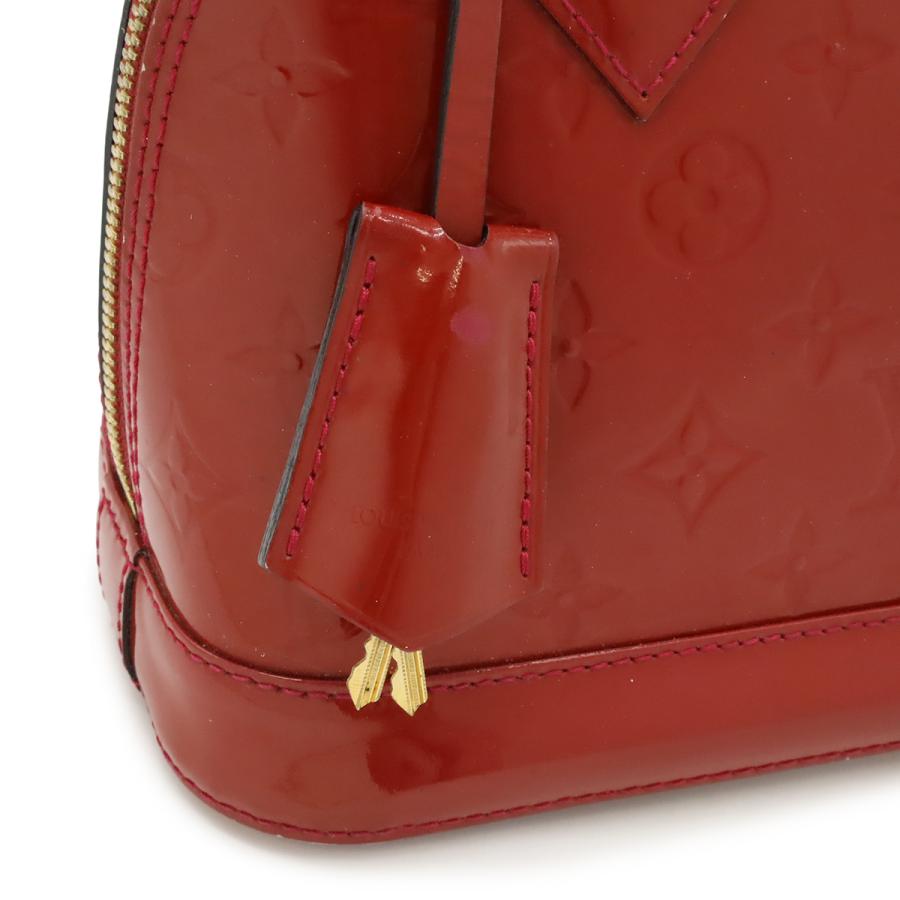 LOUIS VUITTON ルイ ヴィトン モノグラムヴェルニ アルマBB ハンドバッグ ミニバッグ 2WAY ショルダーバッグ ローズアンディアン M91771