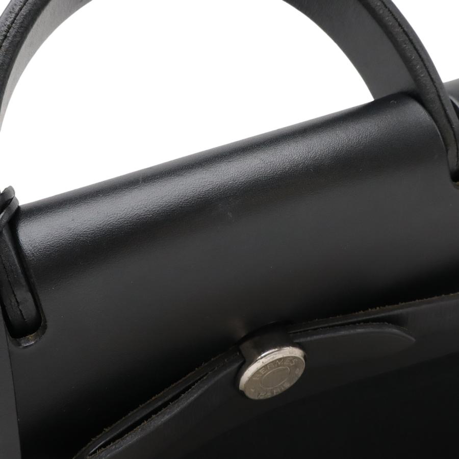 HERMES エルメス エールバッグ アドPM リュックサック バックパック 2WAY ハンドバッグ トワルオフィシエ キャンバス レザー ブラック 黒 | HERMES | 03