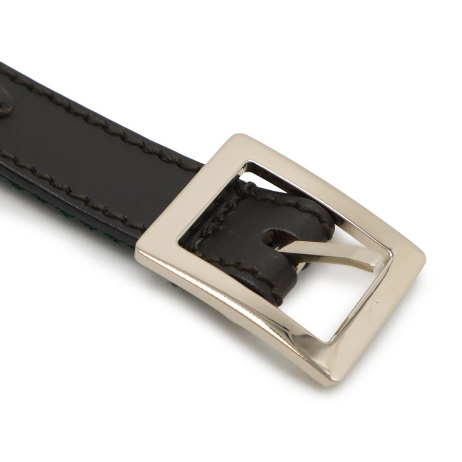 GUCCI グッチ シェリーライン ペットリード 首輪 セット ドッグ 犬用 散歩 スタッズ レザー ダークブラウン ゴールド金具 | GUCCI | 02