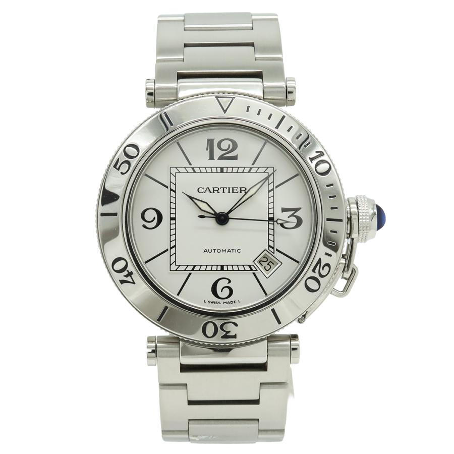 Cartierカルティエ パシャ シータイマー W31080M7 SS シルバー Cartier（カルティエ） パシャ シータイマー シルバー文字盤 AT
