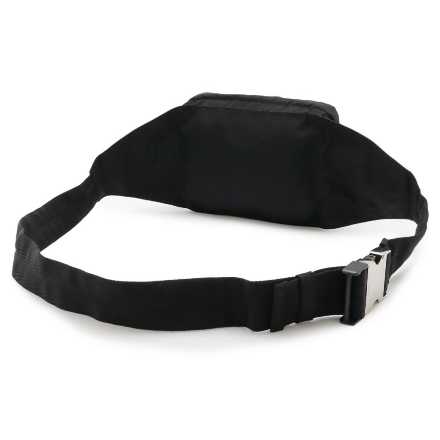 PRADA プラダ トライアングルロゴ ウエストポーチ ボディバッグ ナイロン NERO 黒 ブラック シルバー金具 2VL001 | PRADA | 01
