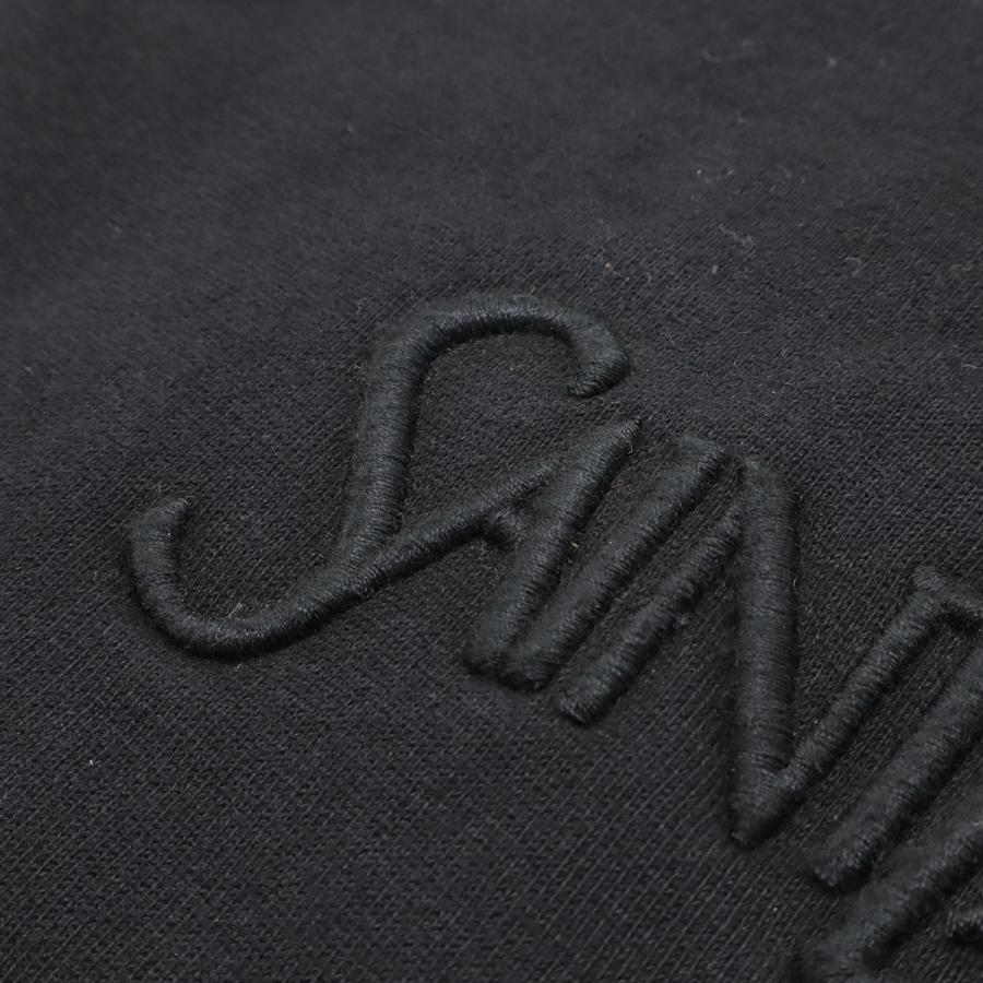 SAINT LAURENT PARIS サン ローラン パリ YSL イブサンローラン ロゴ フリース トートバッグ ショルダーバッグ コットン100% ブラック 黒 |  | 03