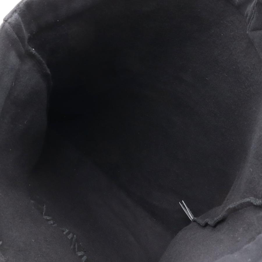 SAINT LAURENT PARIS サン ローラン パリ YSL イブサンローラン ロゴ フリース トートバッグ ショルダーバッグ コットン100% ブラック 黒 |  | 05