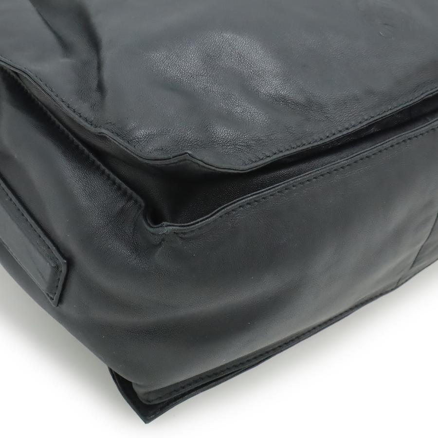 LOEWE ロエベ フラメンコ30 アナグラム ショルダーバッグ セミショルダー 2WAY 斜め掛け 肩掛け フリンジ ナッパレザー ブラック 黒 ゴールド金具 | LOEWE | 02