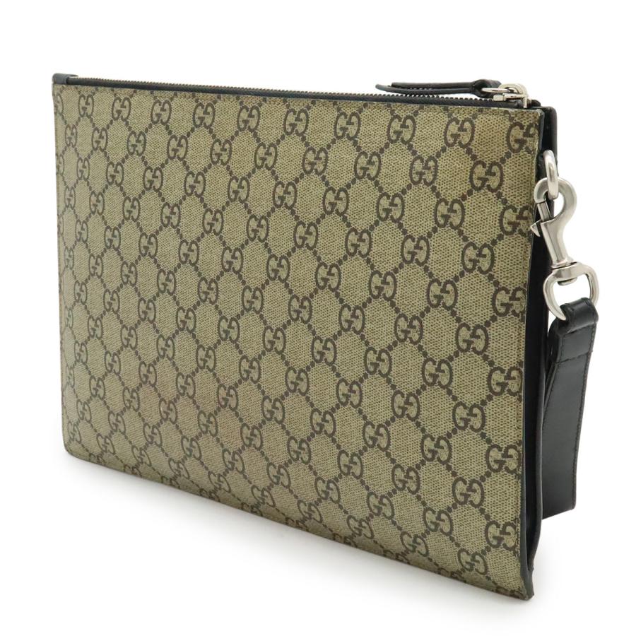 GUCCI グッチ GGスプリーム クラッチバッグ セカンドバッグ タイガー 虎 トラ プリント PVC レザー カーキベージュ マルチカラー 473904 | GUCCI | 01