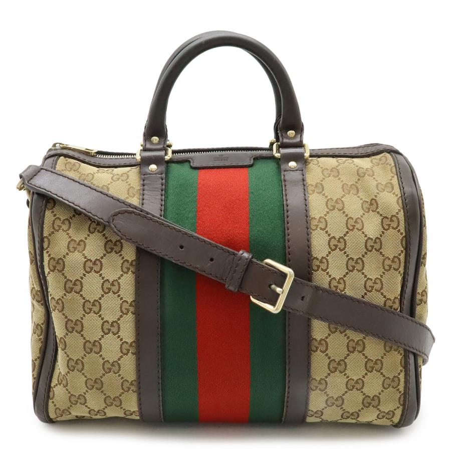 GUCCI（グッチ） GGキャンバス シェリーライン ハンドバッグ ミニ
